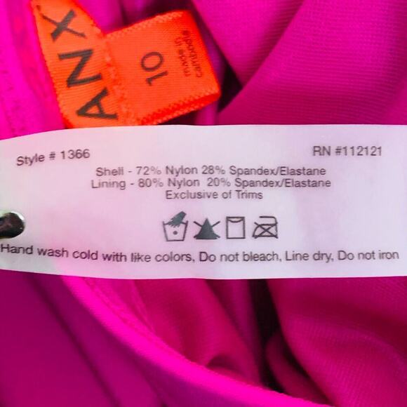 SPANX Super High Rise Shapewear Swimsuit Bottoms in Berry - Size 10 - Picture 7 of 7